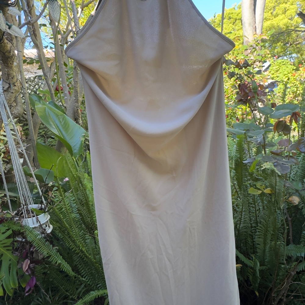 Aritzia Cream Slip Dress